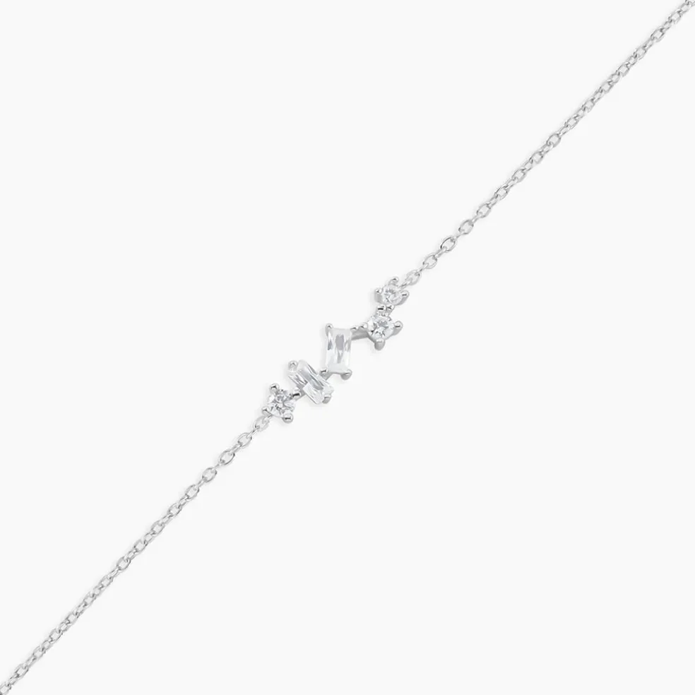 Bracelet Eclat d'Aurore Argent Blanc Oxyde De Zirconium