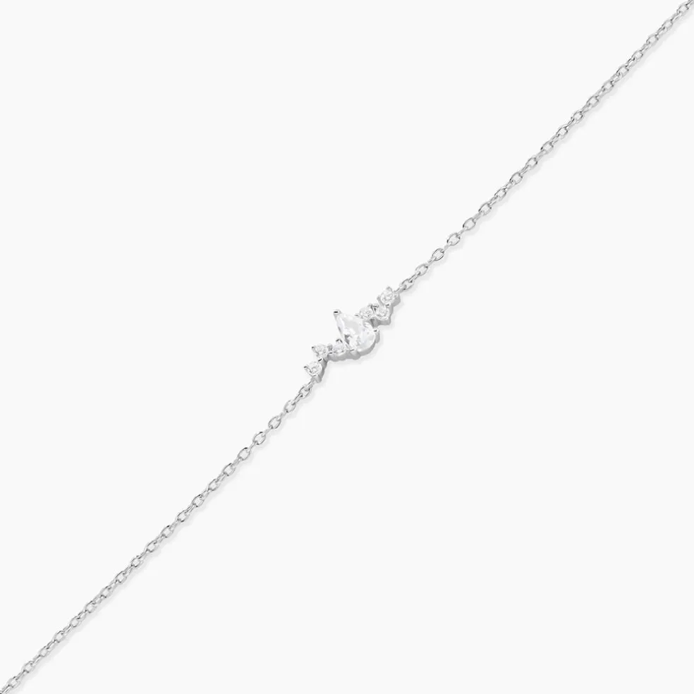Bracelet Eclat d'Aurore Argent Blanc Oxyde De Zirconium