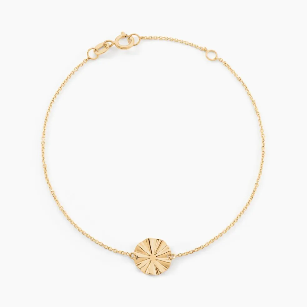 Bracelet Eclats Solaires Or Jaune