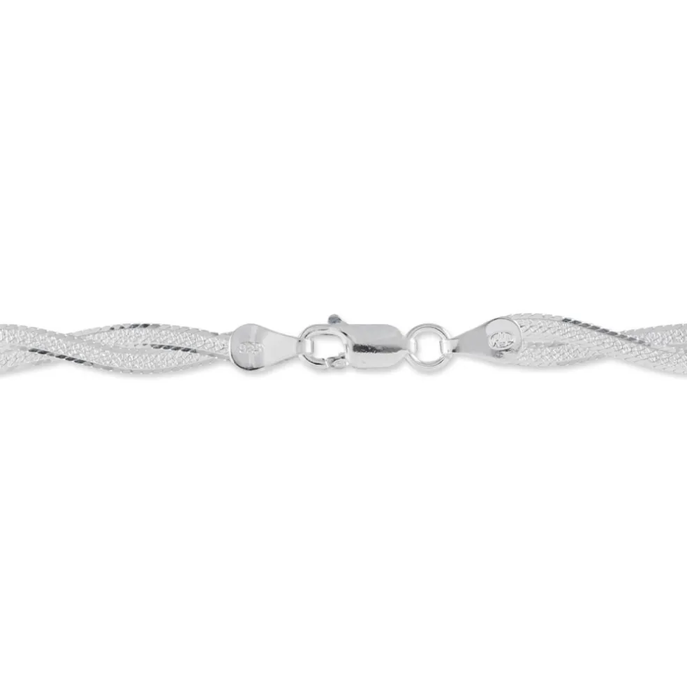 Bracelet Elae Argent Tricolore