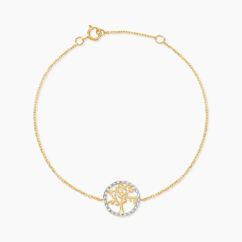 Bracelet Eleone Or Jaune Diamant
