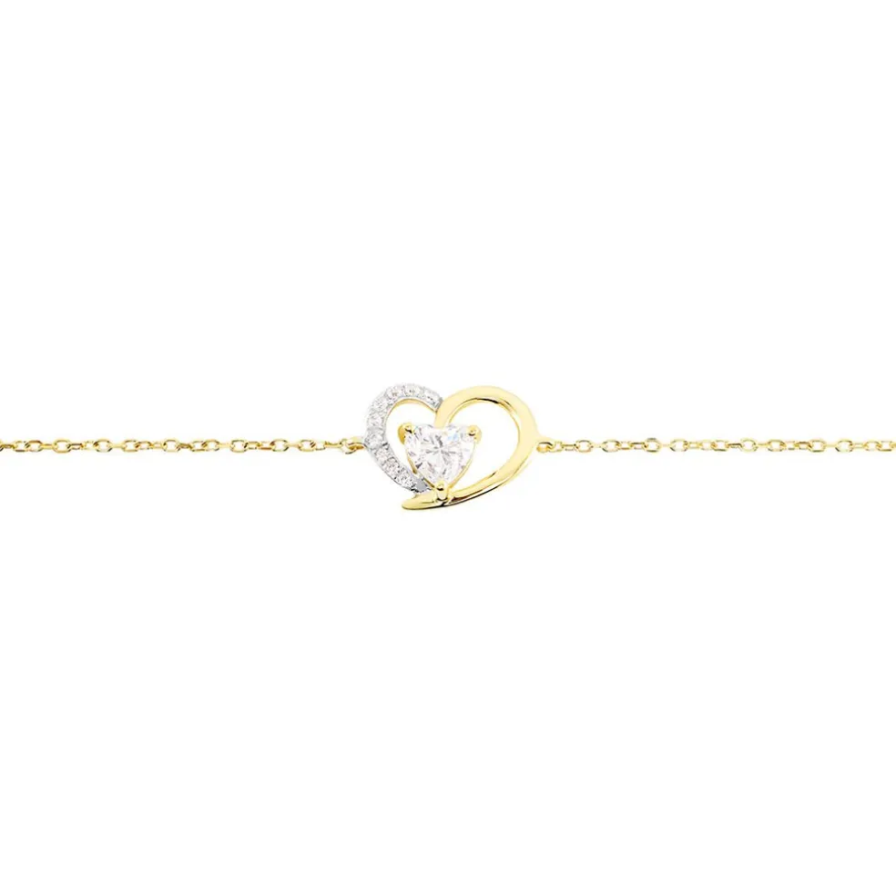 Bracelet Eliana Or Jaune Oxyde De Zirconium