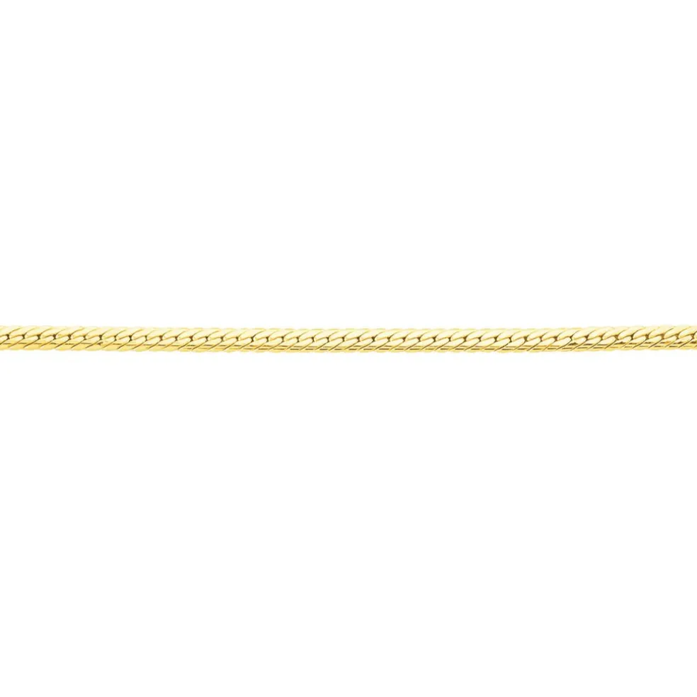 Bracelet Elnora Maille Anglaise Or Jaune