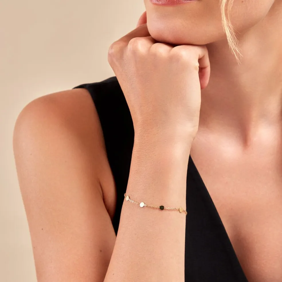 Bracelet Eva Acier Jaune