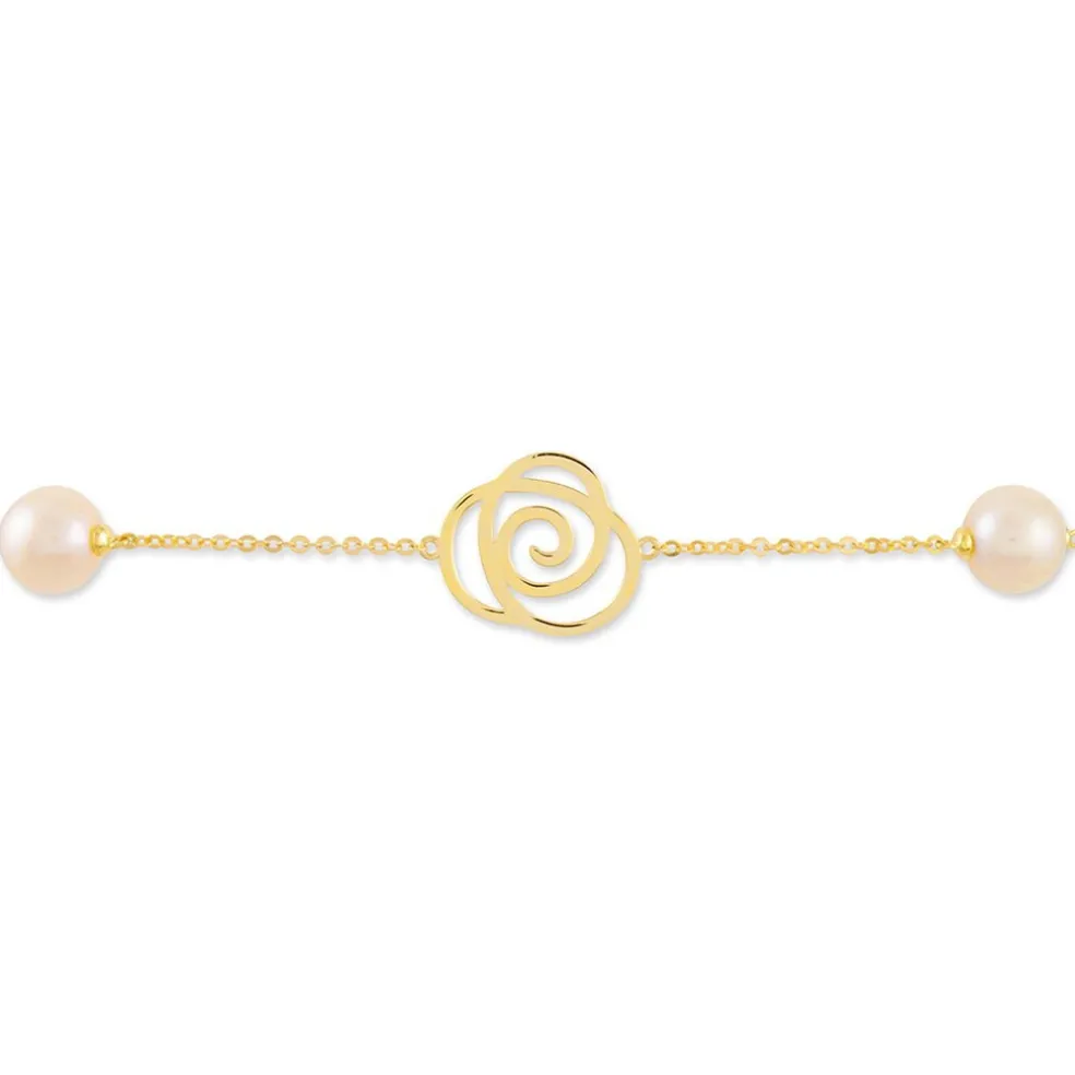 Bracelet Evaleen Or Jaune Perle De Culture