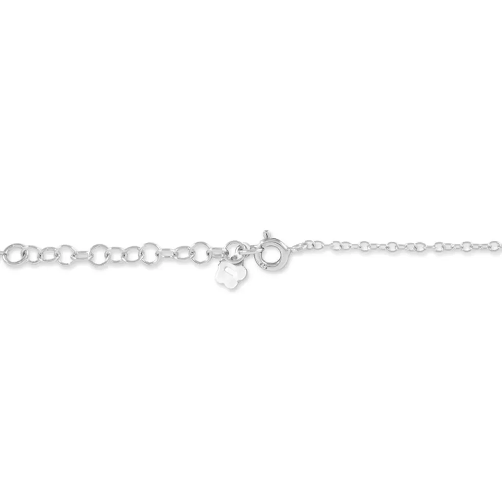 Bracelet Evren Argent Blanc Quartz Rose