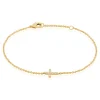 Bracelet Fatos Plaqué Or Jaune Oxyde De Zirconium