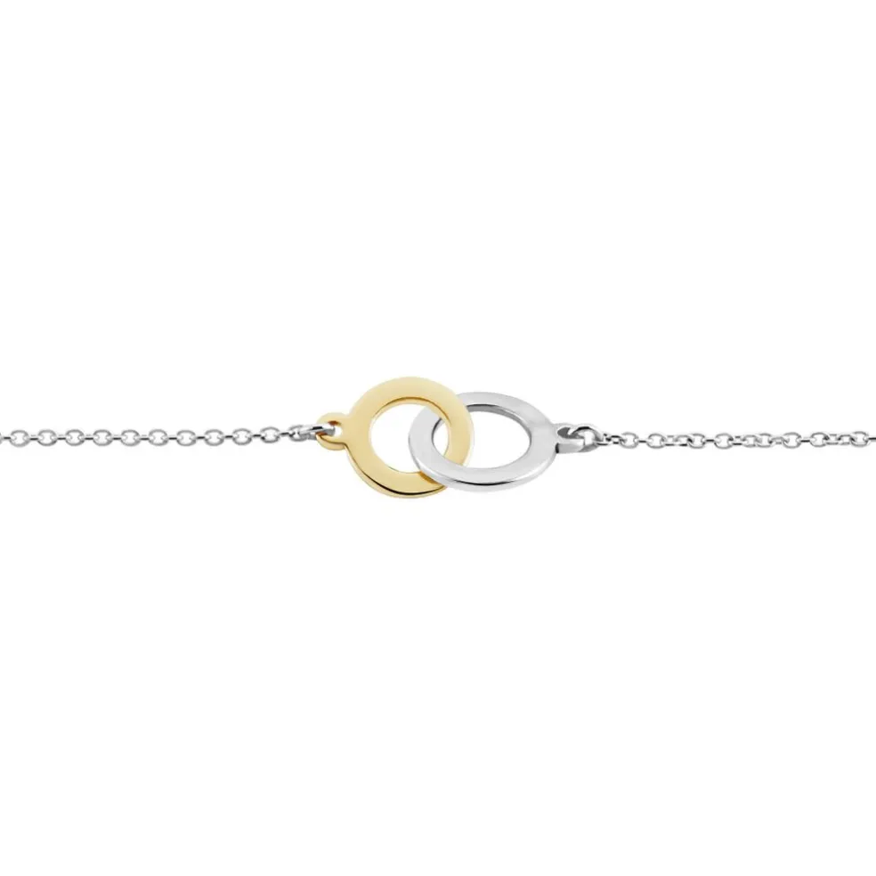 Bracelet Fethi Argent Bicolore