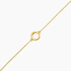 Bracelet Fino Acier Jaune