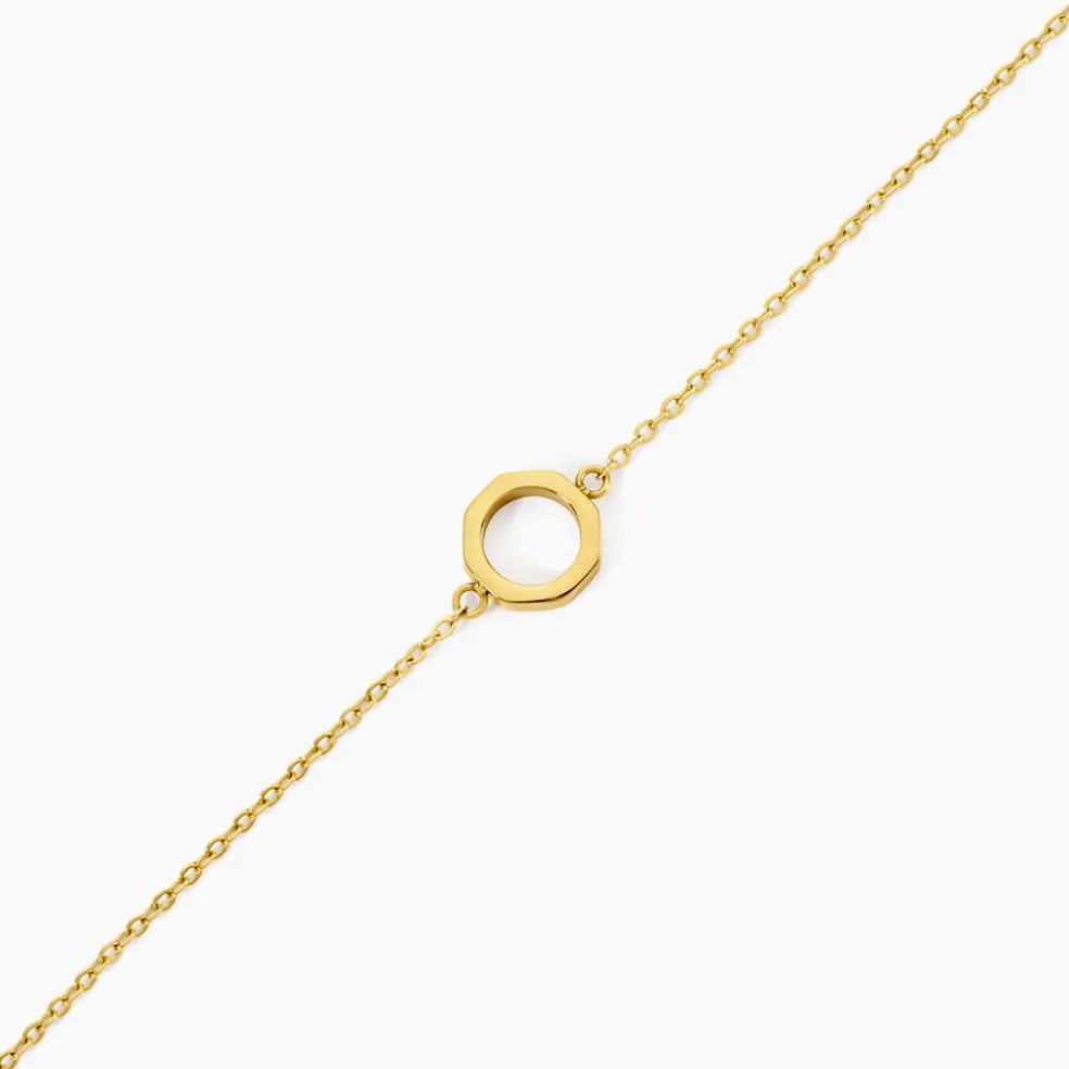 Bracelet Fino Acier Jaune