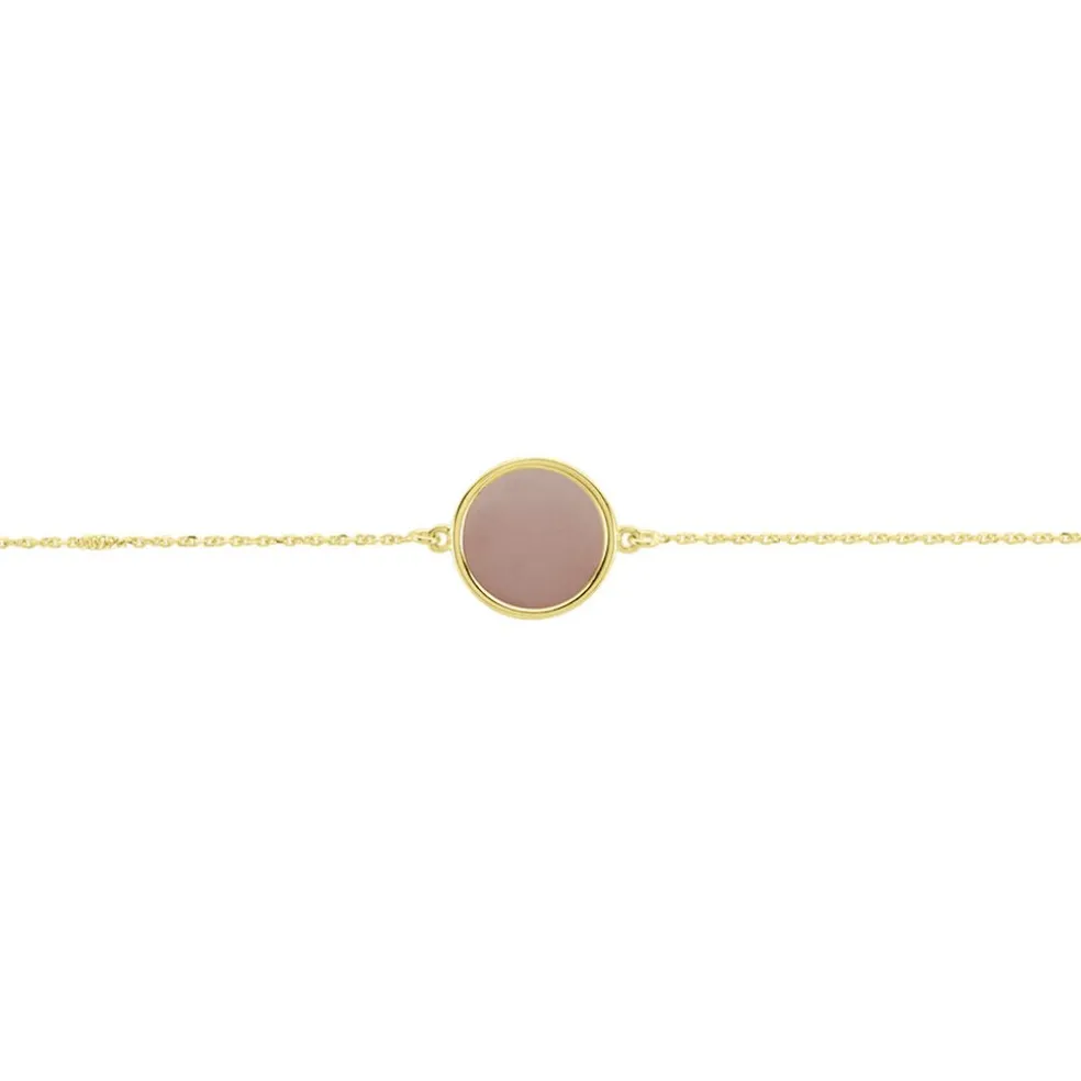 Bracelet Florica Or Jaune Calcédoine