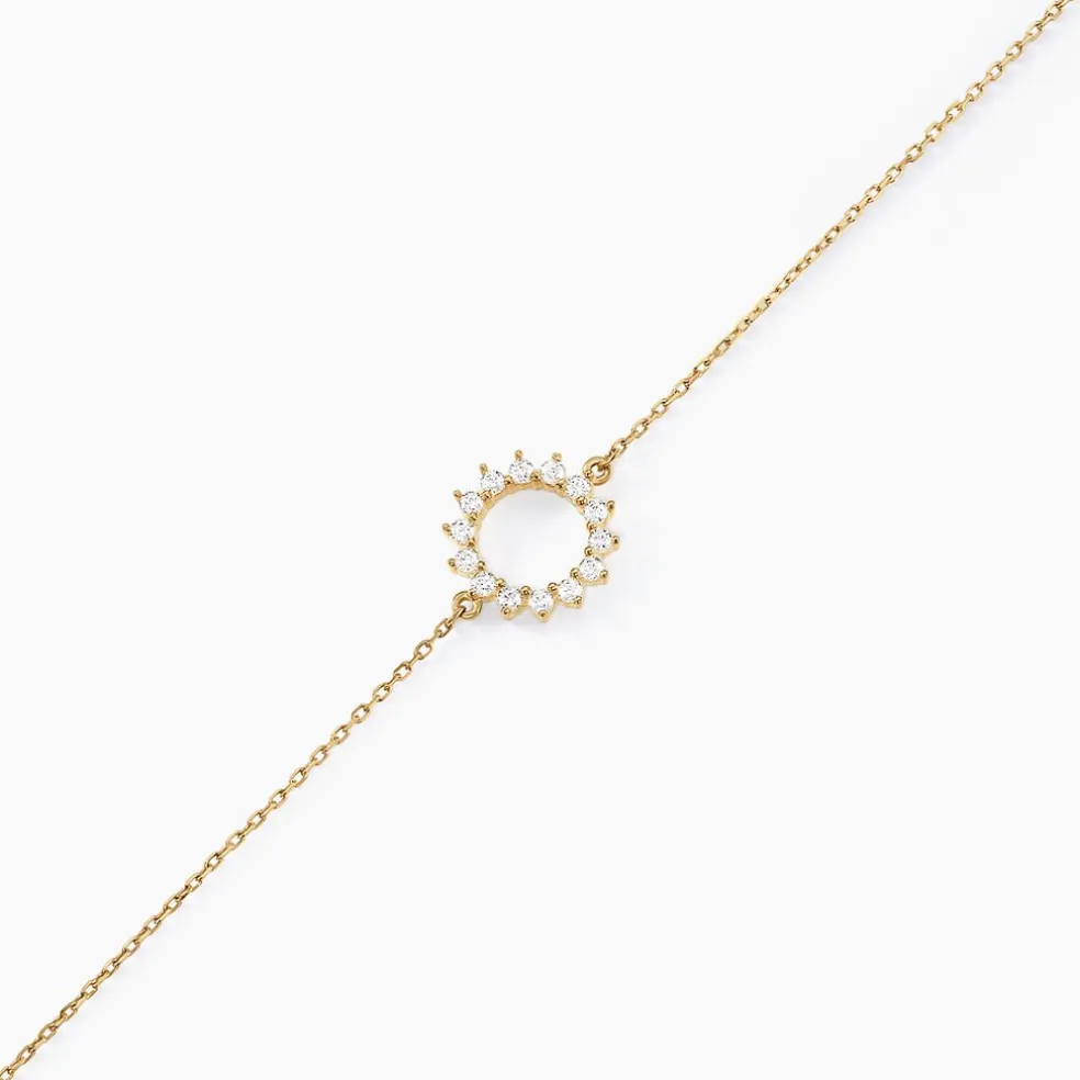 Bracelet Flurry Or Jaune Oxyde De Zirconium