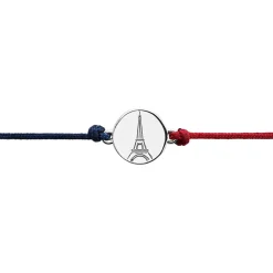 Bracelet French Twist Argent Blanc