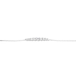 Bracelet Georas Or Blanc Oxyde
