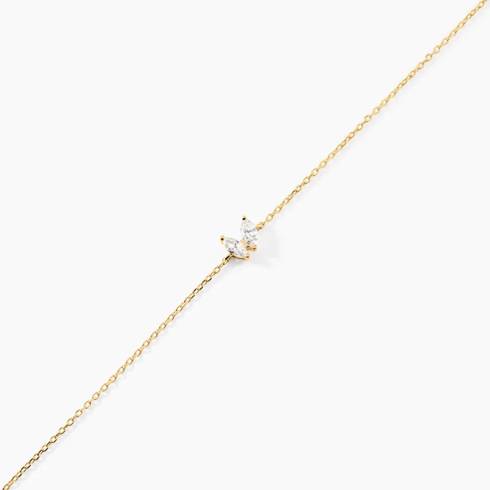 Bracelet Glendower Or Jaune Diamant Synthétique