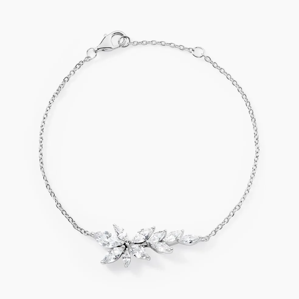 Bracelet Glow Up Argent Blanc Oxyde De Zirconium