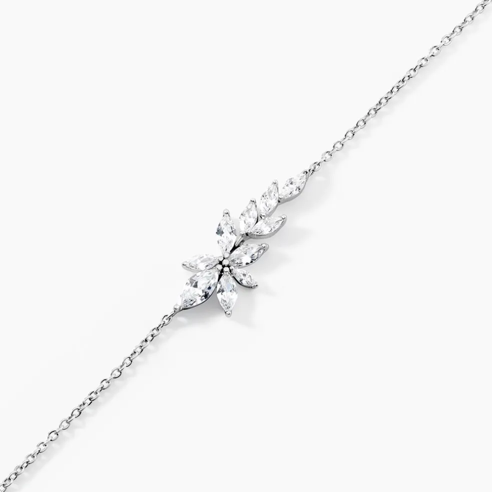 Bracelet Glow Up Argent Blanc Oxyde De Zirconium