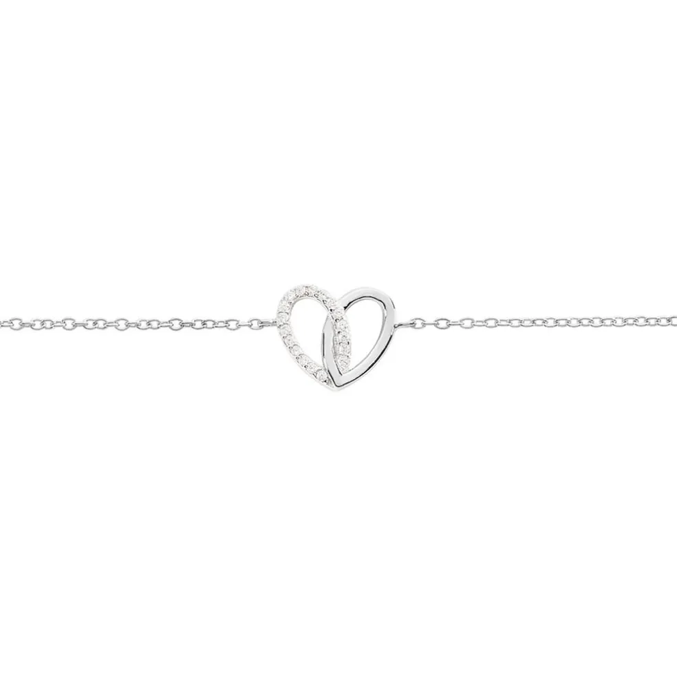 Bracelet Guilia Argent Blanc Oxyde De Zirconium