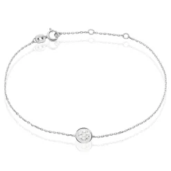 Bracelet Hajila Or Blanc Diamant
