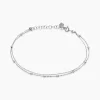 Bracelet Hayda Argent Blanc