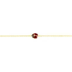 Bracelet Helidie Coccinelle Or Jaune