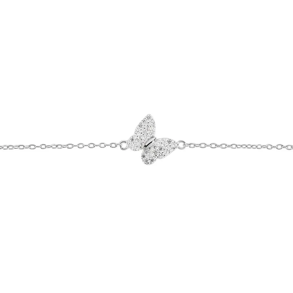 Bracelet Hervelina Argent Blanc Oxyde De Zirconium