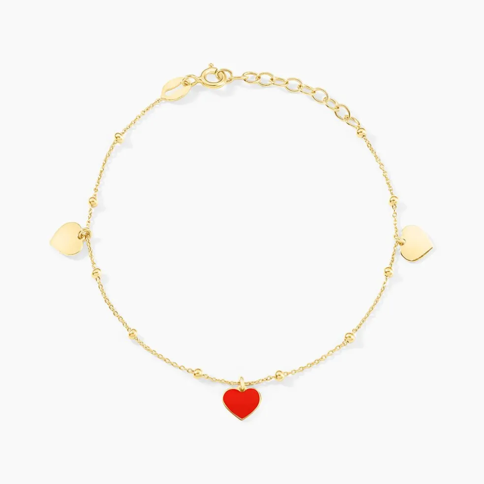 Bracelet Hinde Argent Jaune