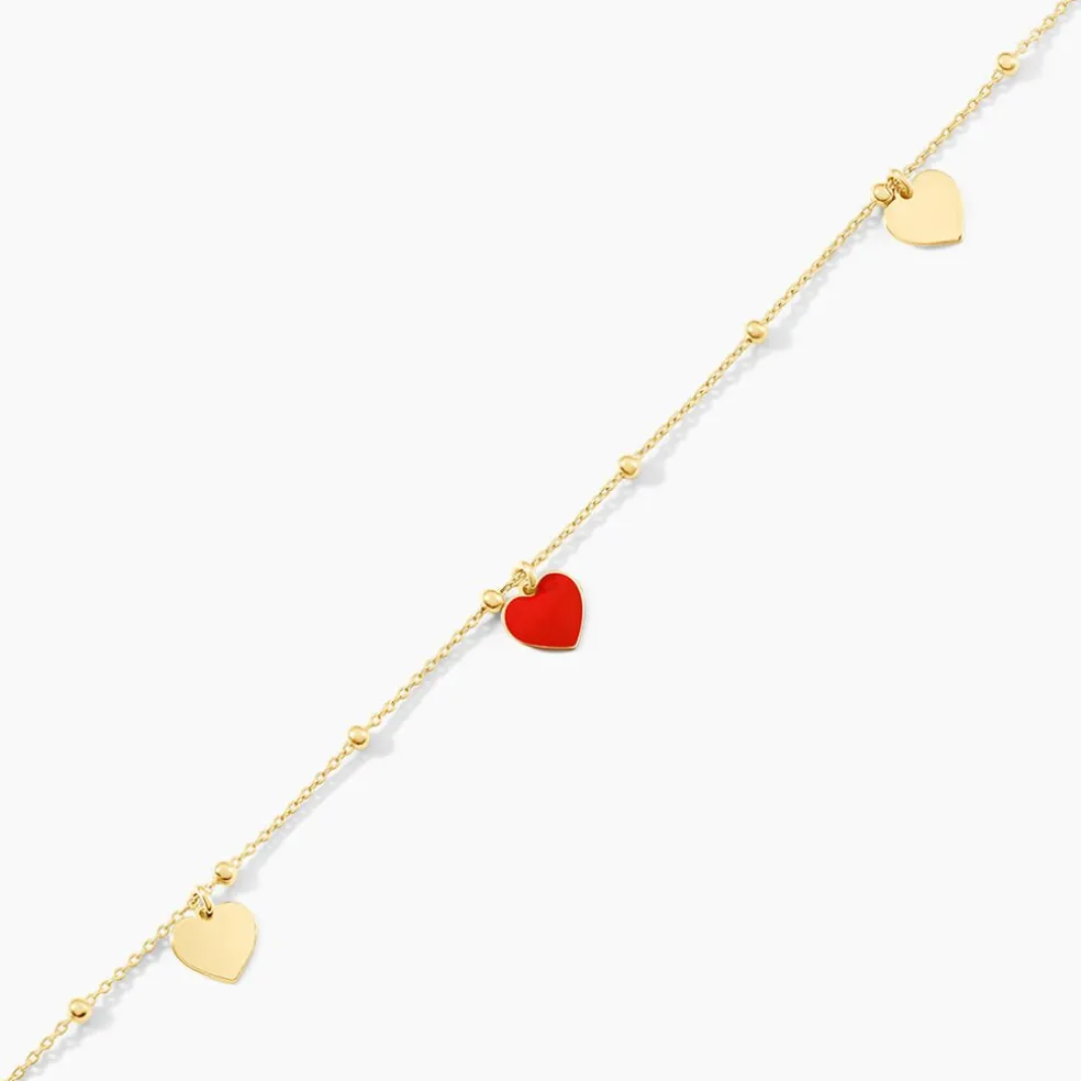 Bracelet Hinde Argent Jaune
