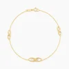 Bracelet Hirsh Or Jaune