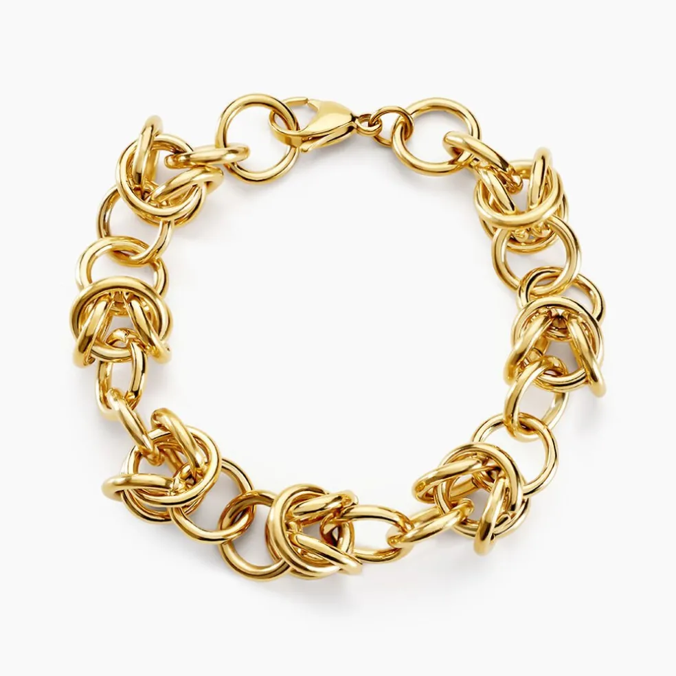 Bracelet Huda Acier Jaune