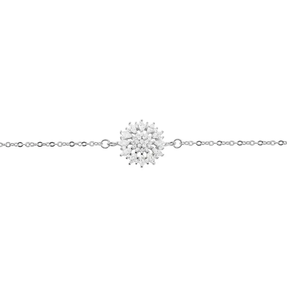 Bracelet Hyelana Argent Blanc Oxyde De Zirconium