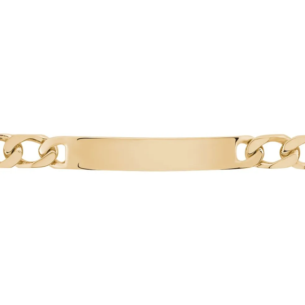 Bracelet Identité Bixente Plaqué Or Jaune
