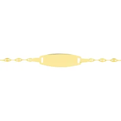 Bracelet Identité Eowyn Maille Fantaisie Or Jaune