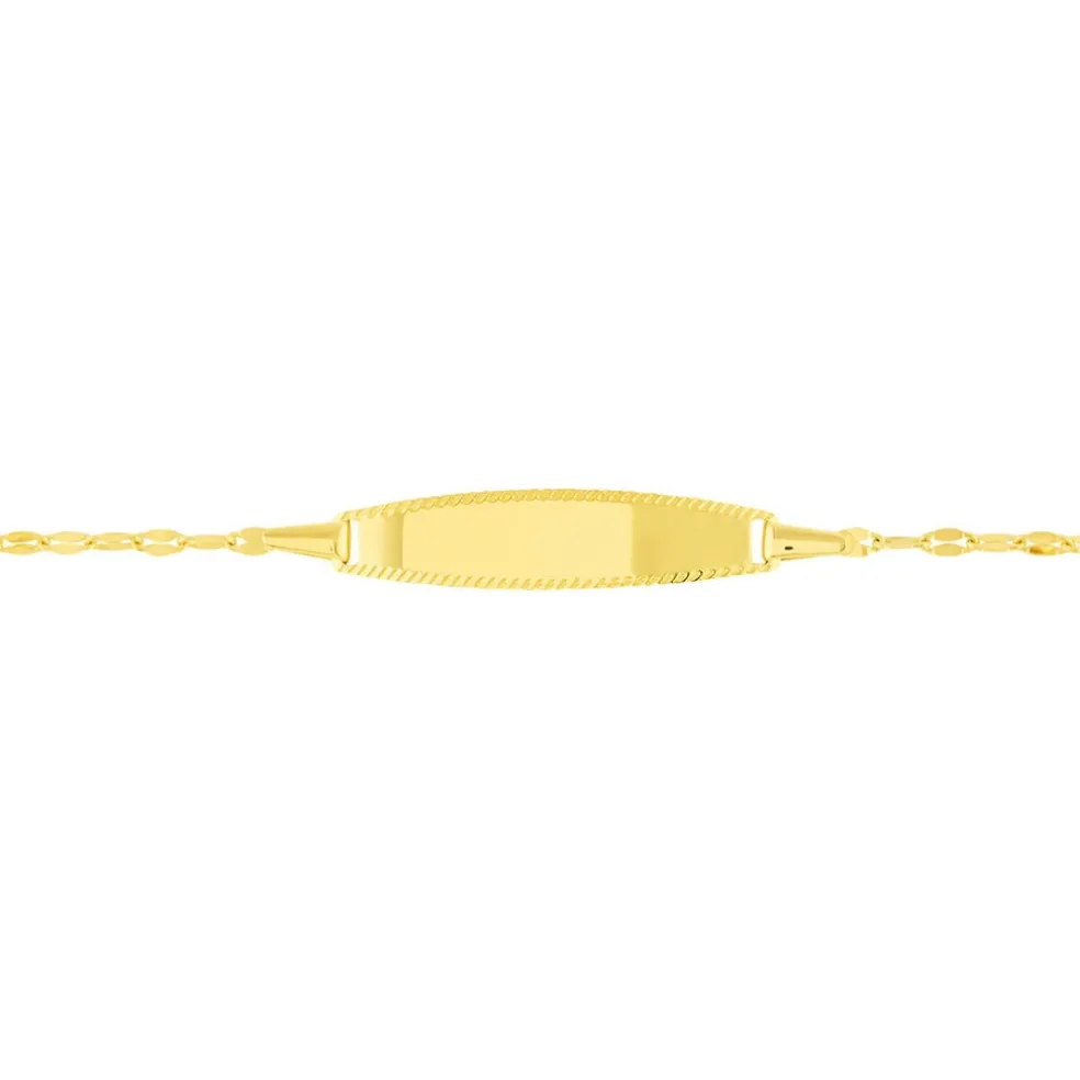 Bracelet Identité Eowyn Maille Fantaisie Or Jaune