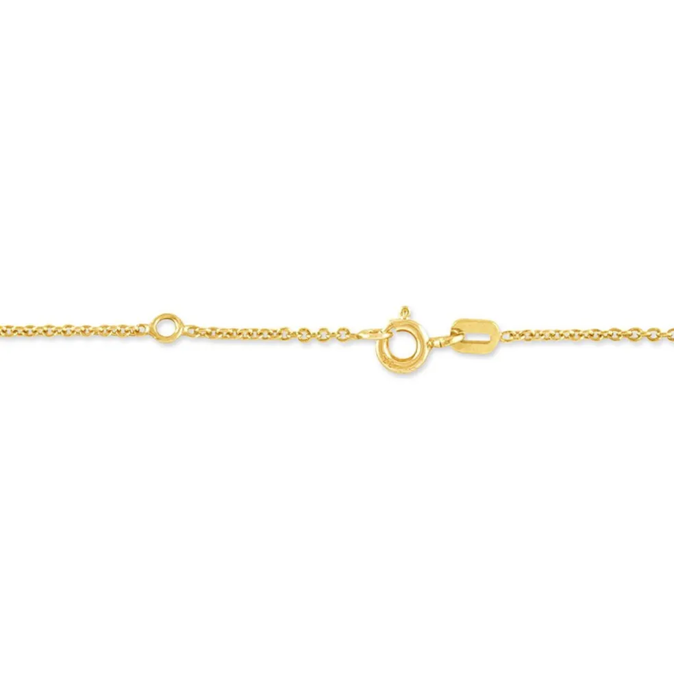 Bracelet Identité Esta Maille Forçat Or Jaune
