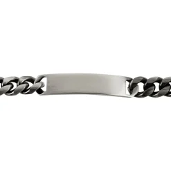 Bracelet Identité Esteban Acier Gris