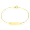 Bracelet Identité Estella Maille Cheval Or Jaune