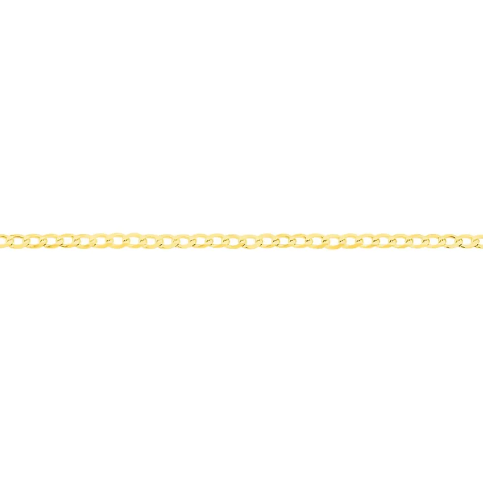 Bracelet Identité Etheline Maille Gourmette Or Jaune