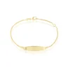 Bracelet Identité Euriel Maille Palmier Or Jaune