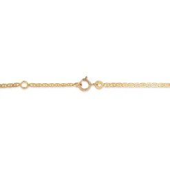 Bracelet Identité Fanelia Maille Marine Or Jaune