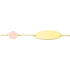 Bracelet Identité Gaspardine Maille Forçat Or Jaune