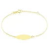 Bracelet Identité Gaspardine Maille Forçat Or Jaune