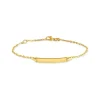 Bracelet Identité Gaspardine Maille Forçat Or Jaune