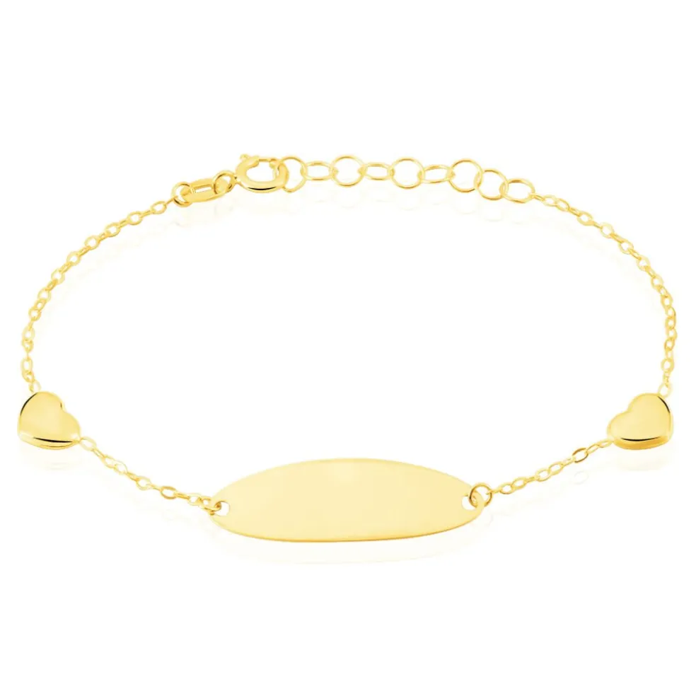 Bracelet Identité Gaspardine Maille Forçat Or Jaune