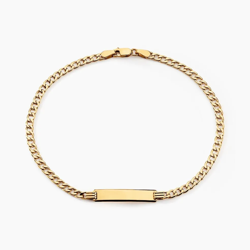 Bracelet Identitée Genevra Or Jaune