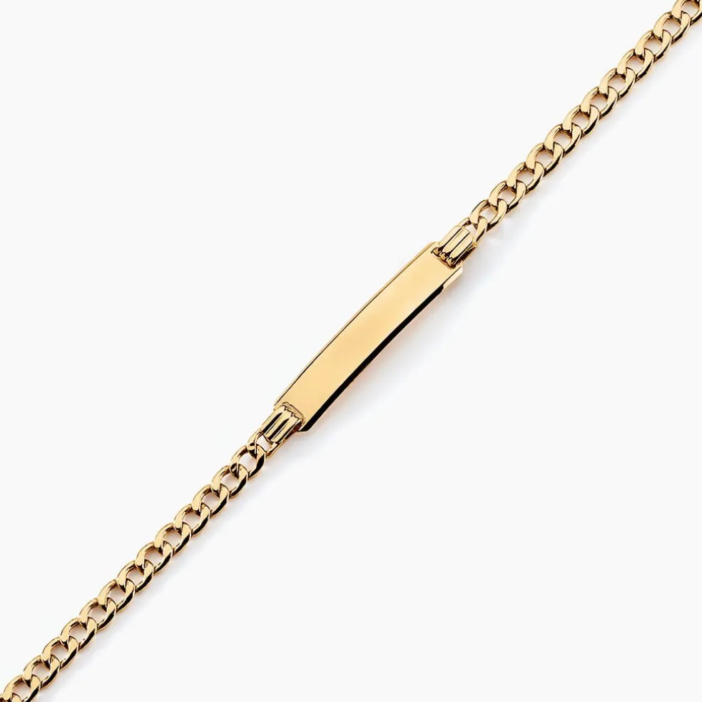 Bracelet Identitée Genevra Or Jaune