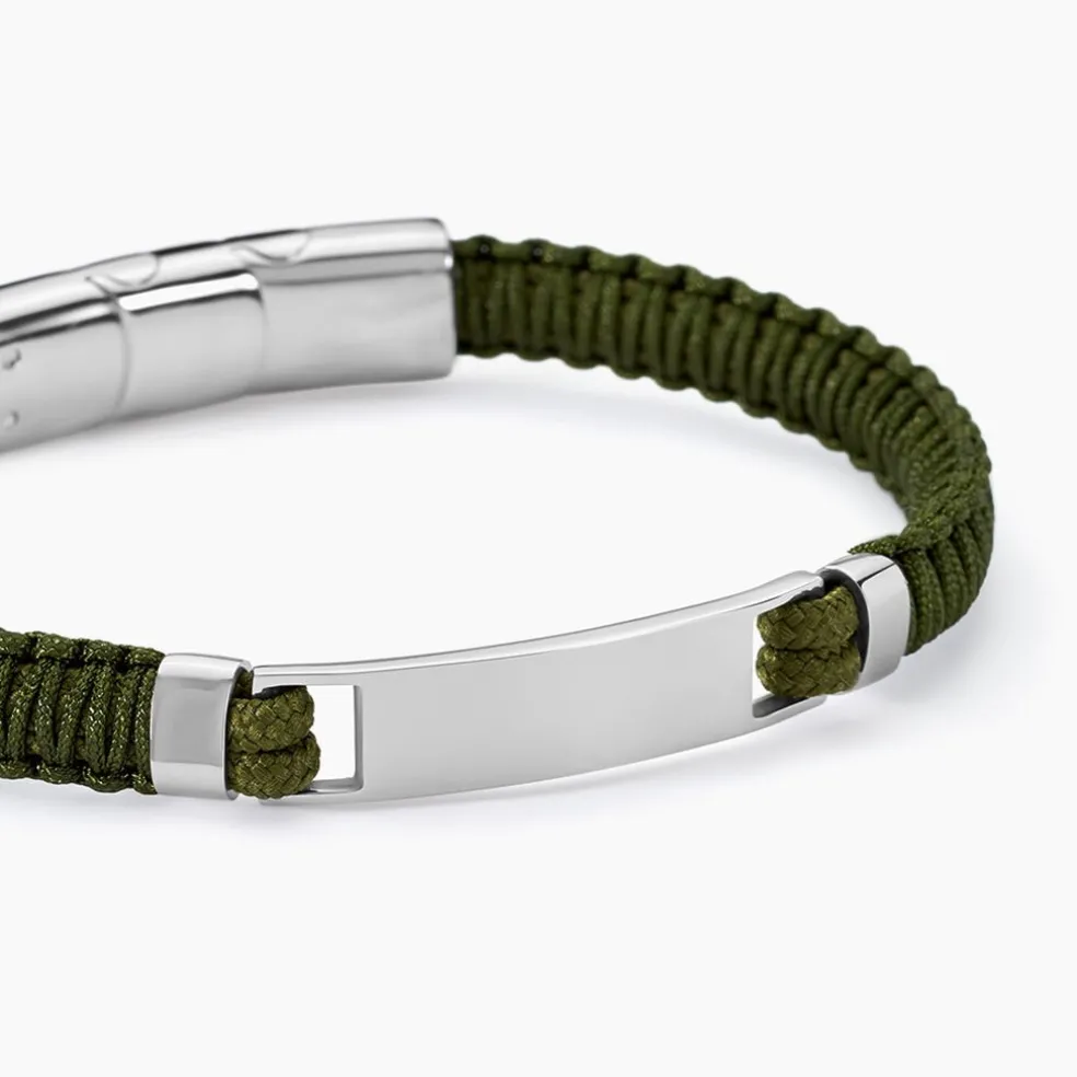 Bracelet Identitée Jourdan Dikeledi Acier Argenté