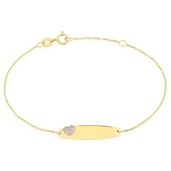 Bracelet Identitée Marcel Or Jaune