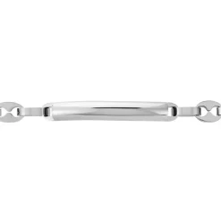 Bracelet Identitée Zion Acier Blanc