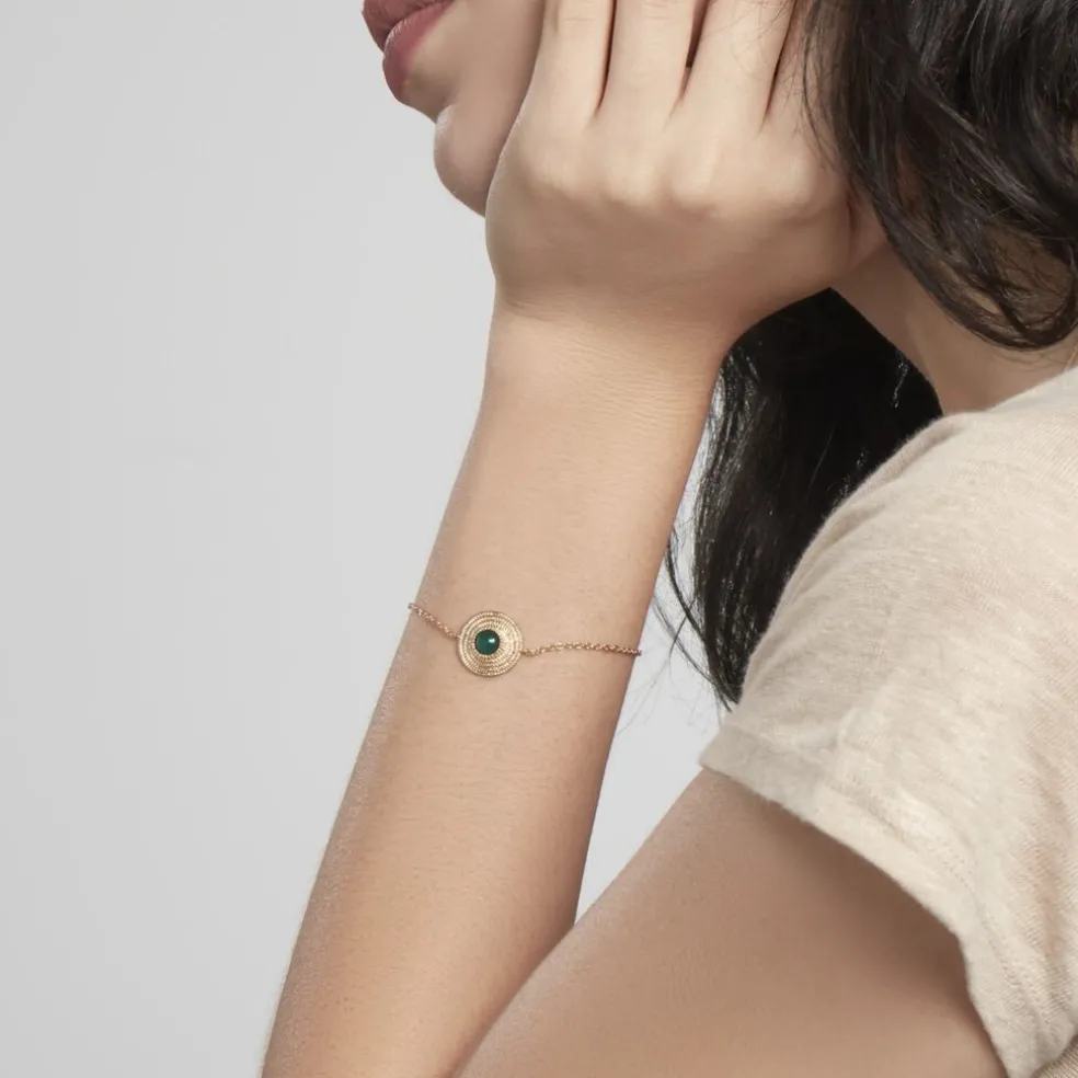 Bracelet Ilia Plaqué Or Jaune Verre